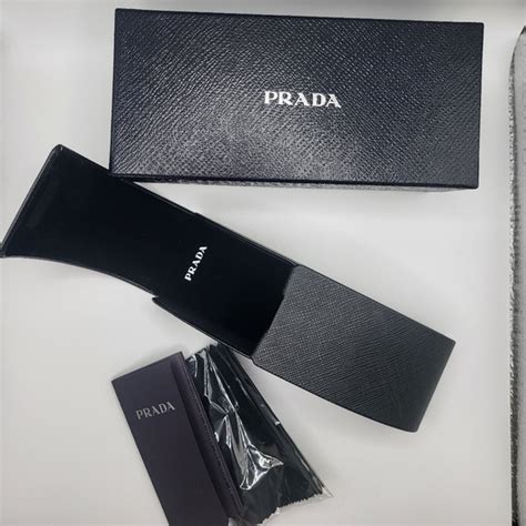 prada black sunglass case|Prada sunglasses case only.